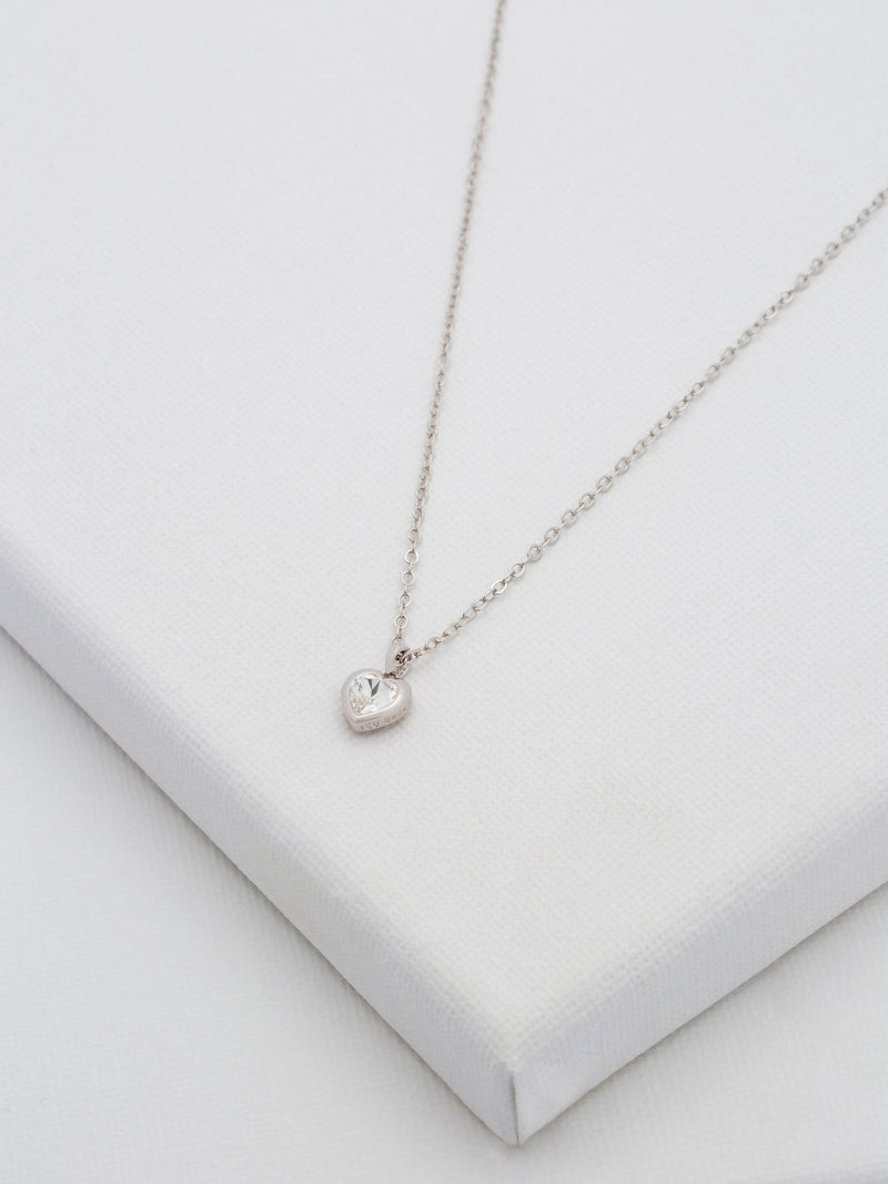 Ted Baker crystal heart pendant necklace, UK version