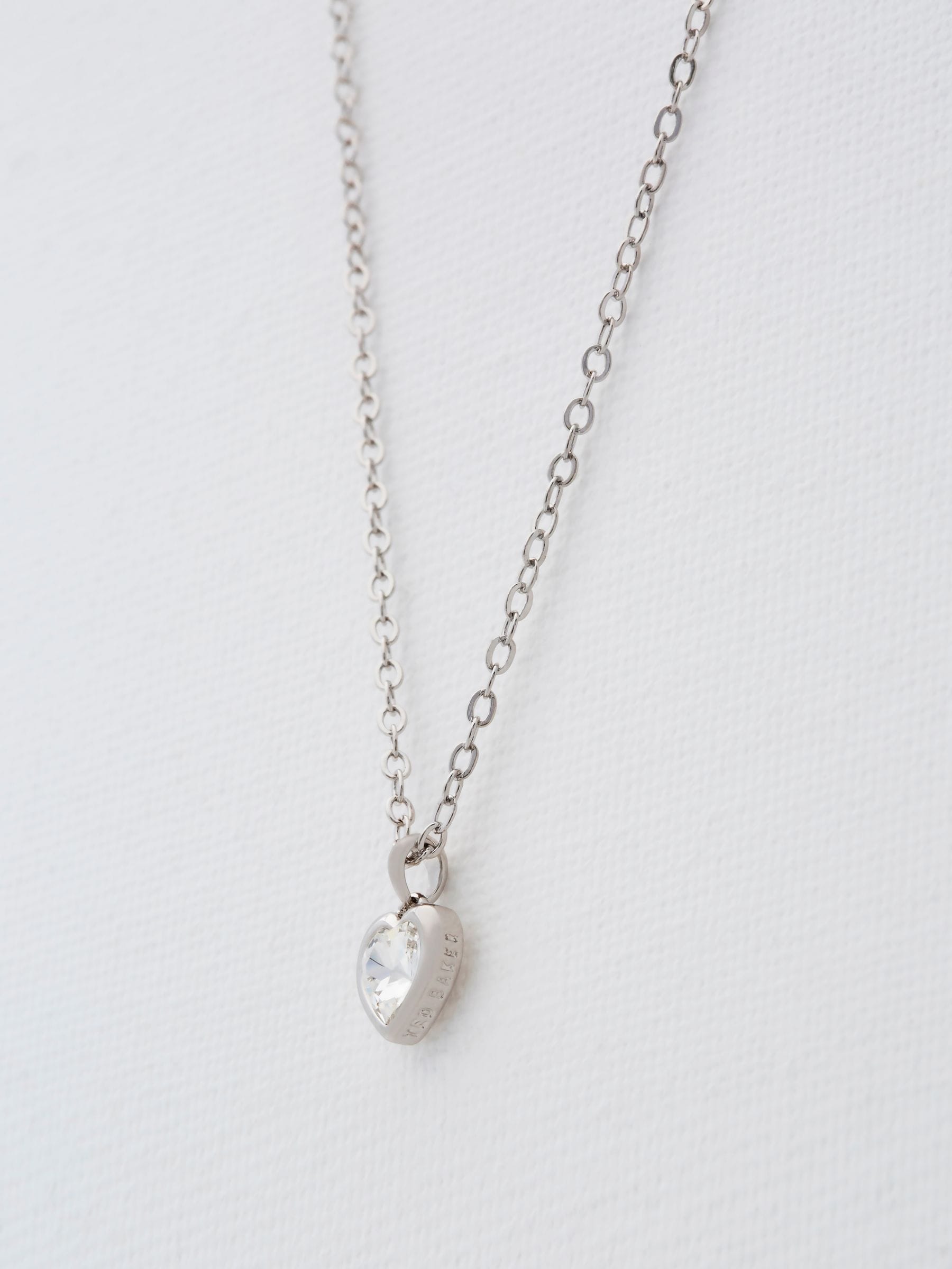 Ted Baker crystal heart pendant necklace, UK version