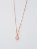 Ted Baker Heart Pendant Necklace Rose Gold Tone 42-47cm (British brand)