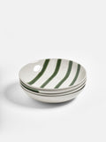 Jasper Conran London Green Abstract Set of 4 Pasta Bowls