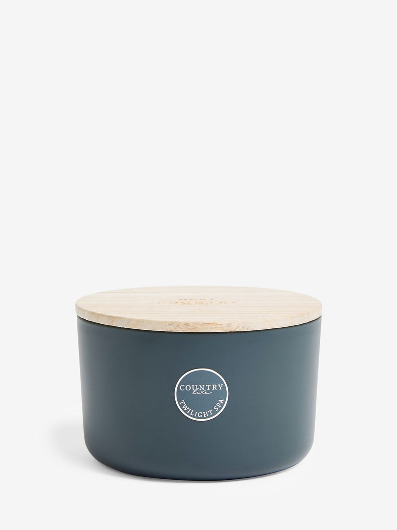 Country Luxe lavender and cardamom 3 wick candle - British product