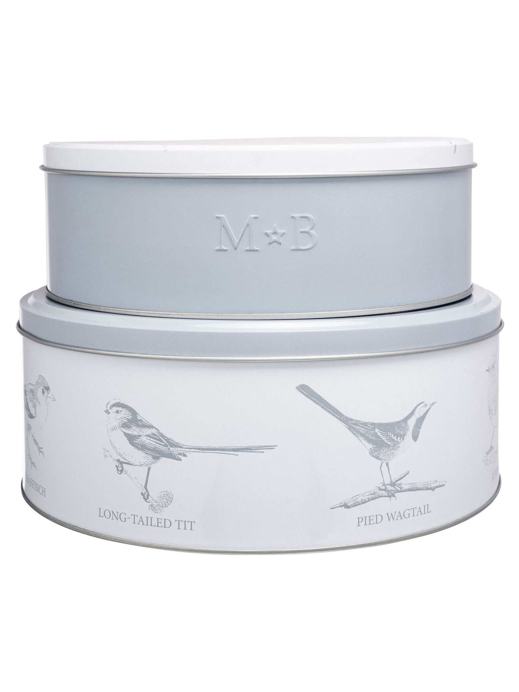 Mary Berry white bird cake tins set of 2 small, imported from the UK