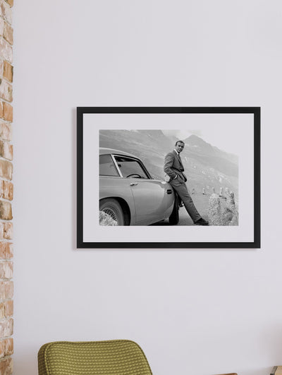 Brookpace Lascelles Black James Bond Aston Martin Framed Wall Art 86x66cm