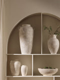 Ceramic Lydford medium textured flower vase, imported from the UK