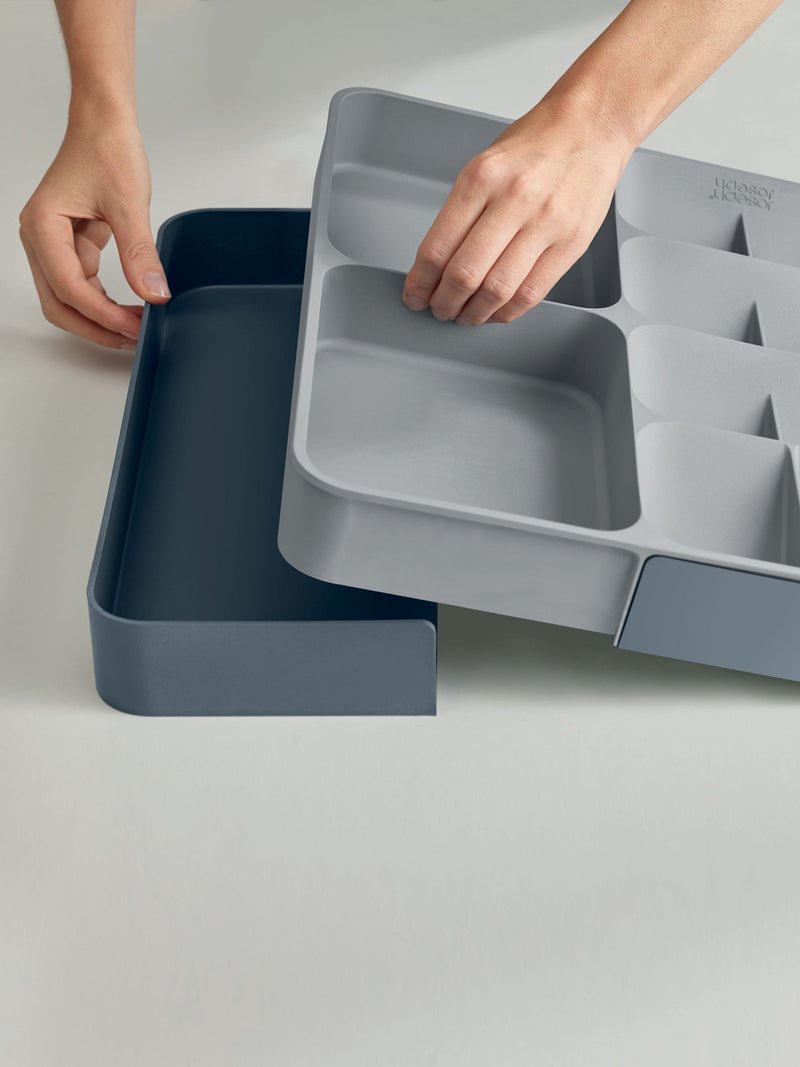 Joseph Joseph grey expanding cutlery tray 39.5cm, UK version