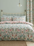 Catherine Lansfield Natural Clarence Floral duvet cover and pillowcase set - British product