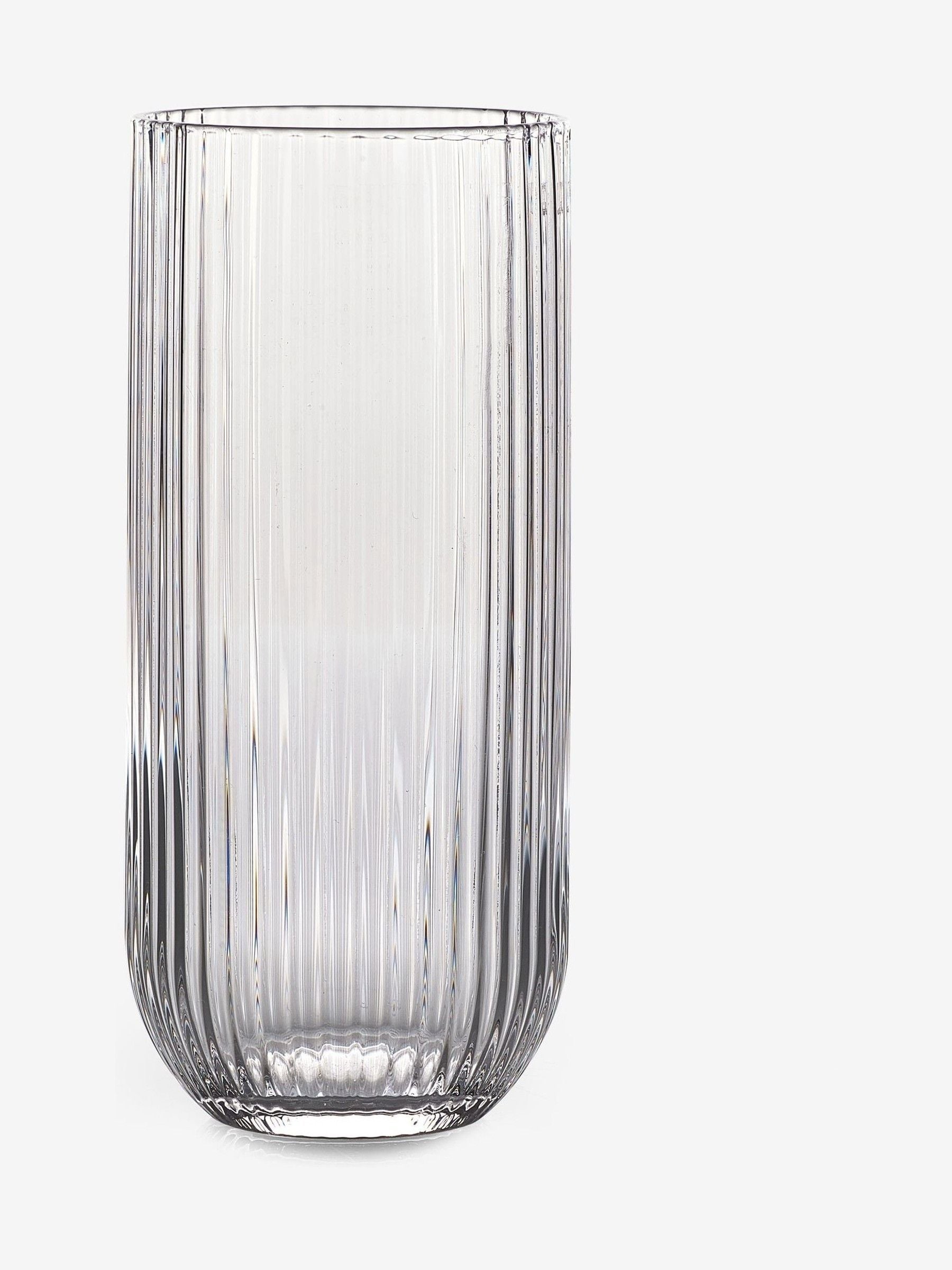 Hollis clear glass tumblers set of 4 - British product