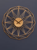 Fifty Five South Gold Genova Metal Wall Clock
