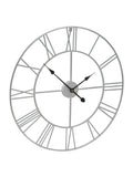 Fifty Five South Silver Genova wall clock 60cm - British product