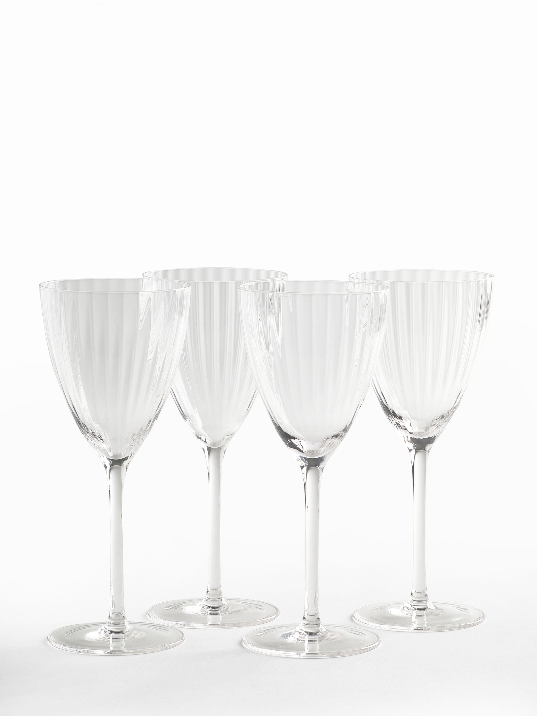 Jasper Conran wine glasses fluted design 4-pack, UK version