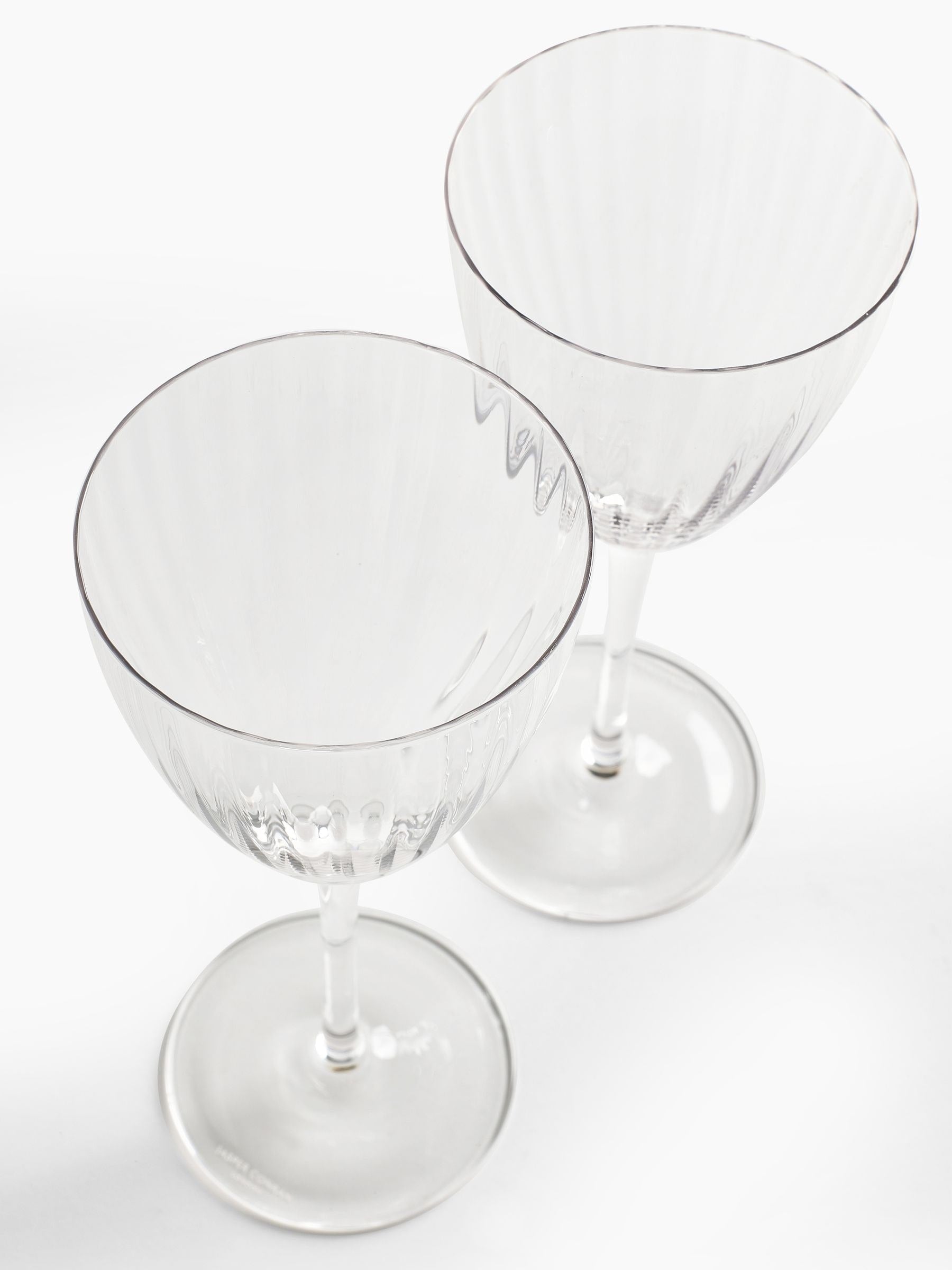 Jasper Conran wine glasses fluted design 4-pack, UK version