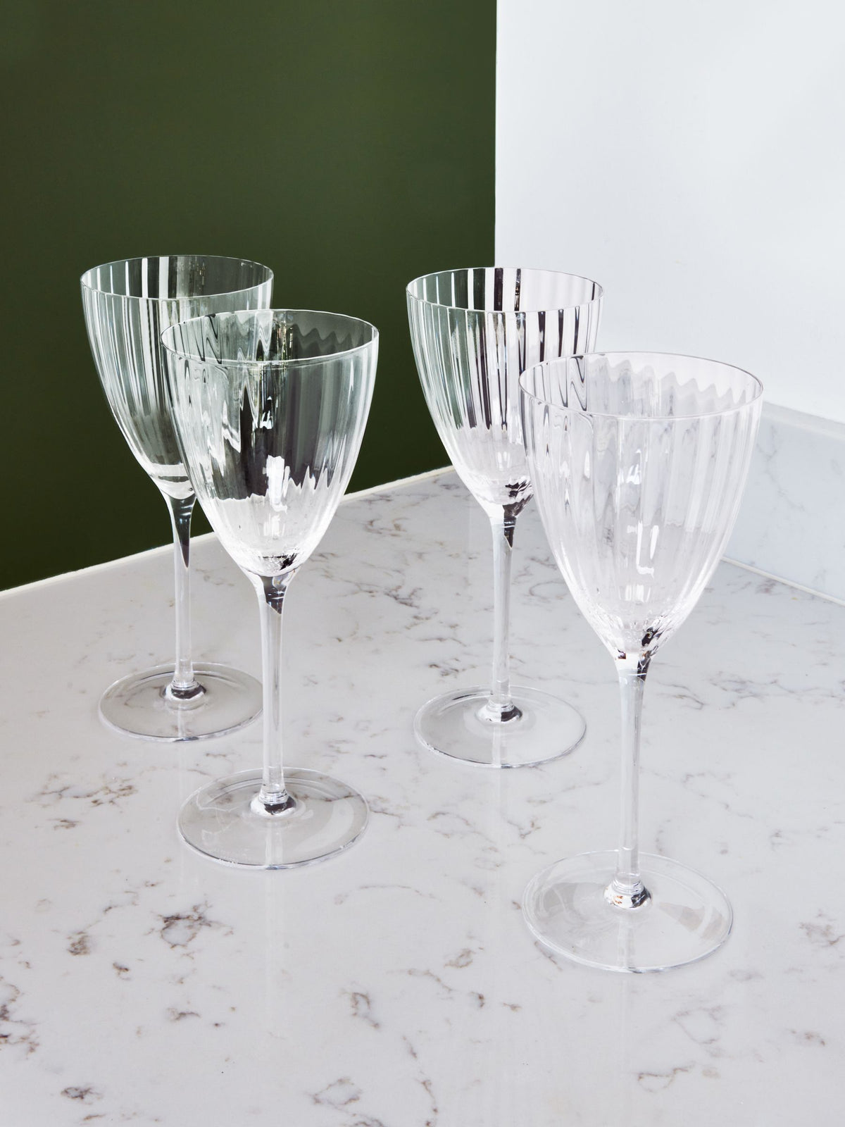 Jasper Conran wine glasses fluted design 4-pack, UK version