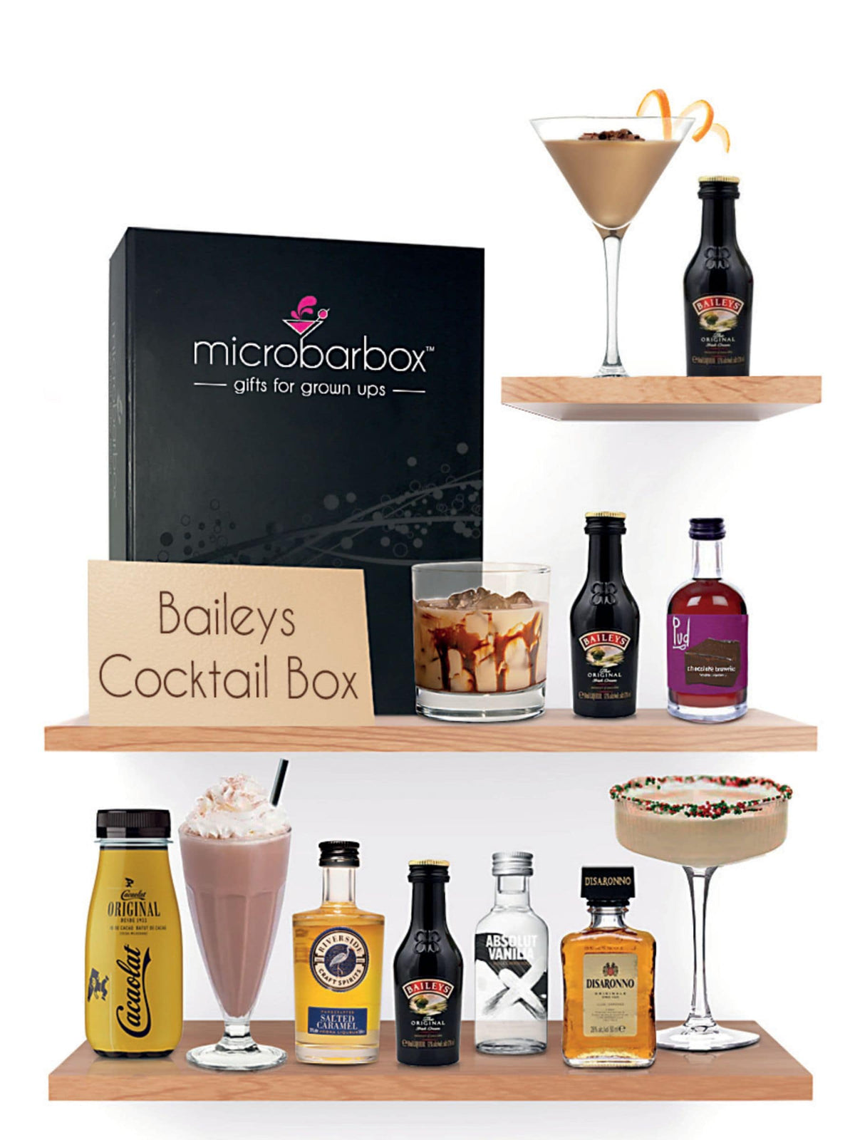 MicroBarBox Baileys Cocktail Gift Set, imported from the UK
