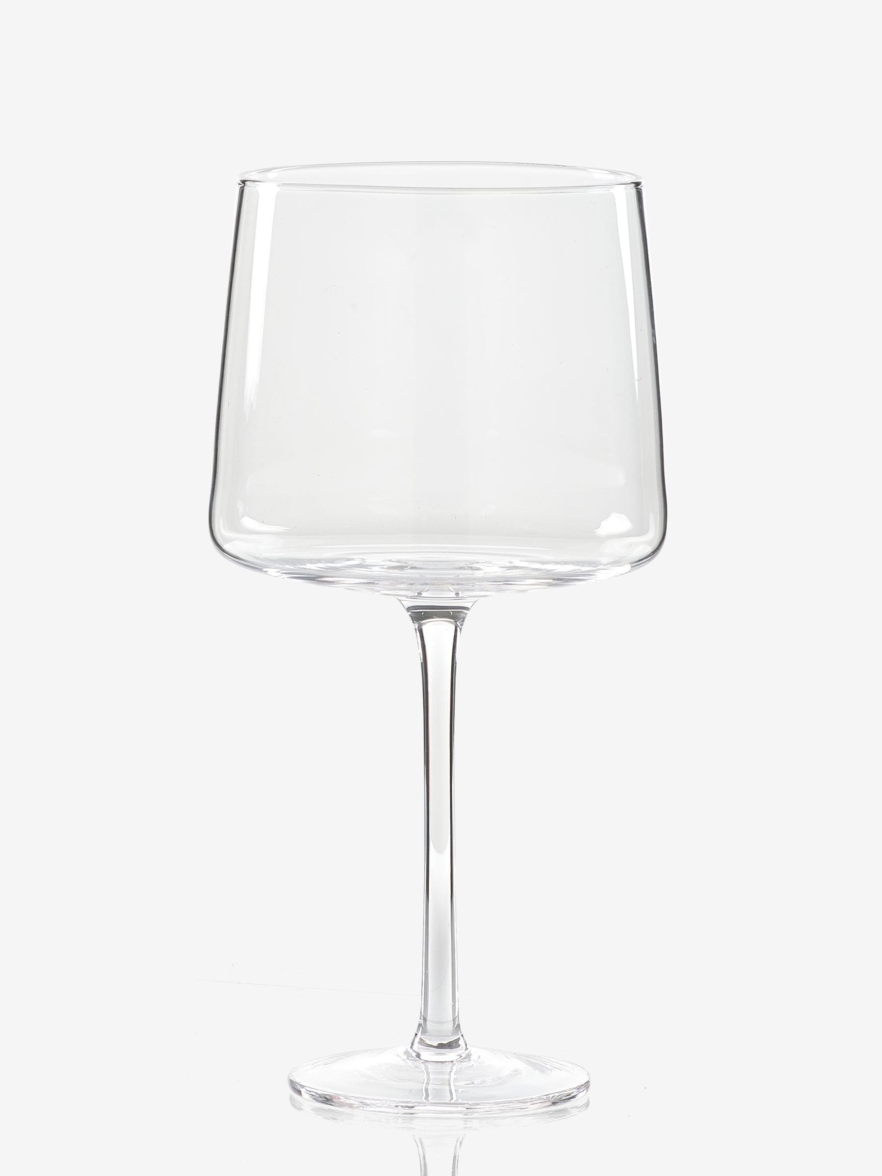 Clear angular gin glasses set of 2 (British brand)