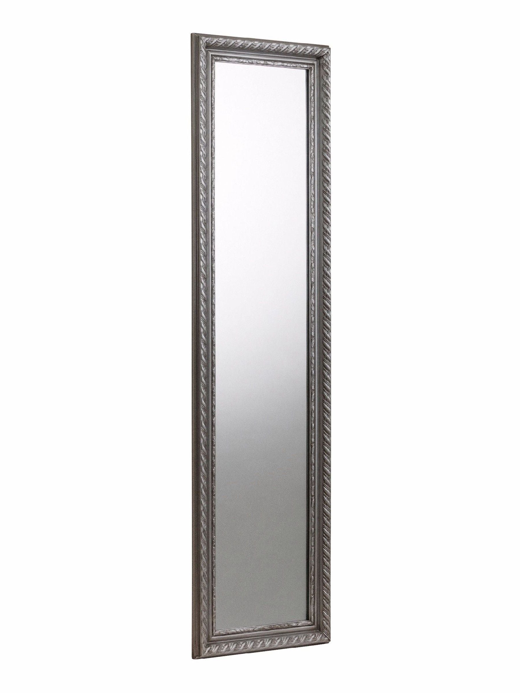 Julian Bowen Allegro Pewter Grey Dress Mirror, UK version