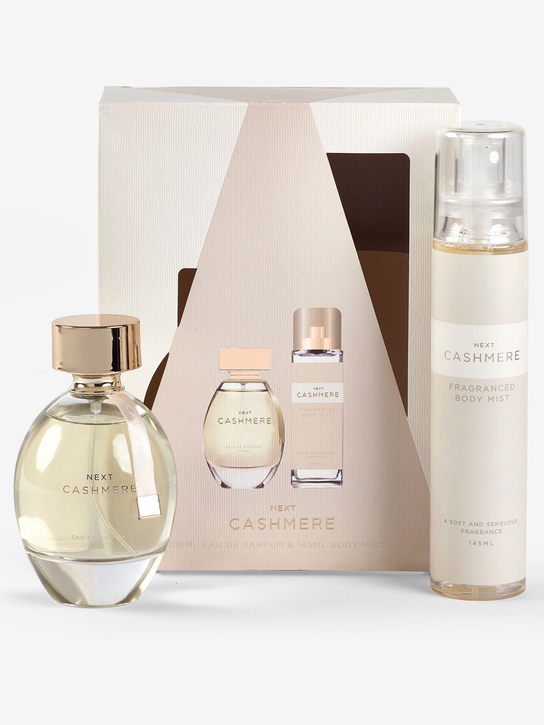 Cashmere perfume and body mist gift set 100ml & 145ml - British product