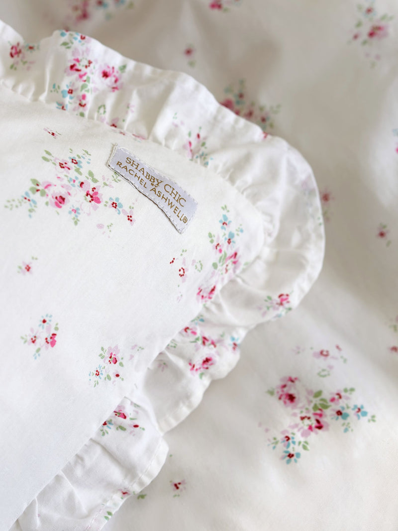Shabby Chic Rosabelle Pink Print duvet cover set Single (British brand)