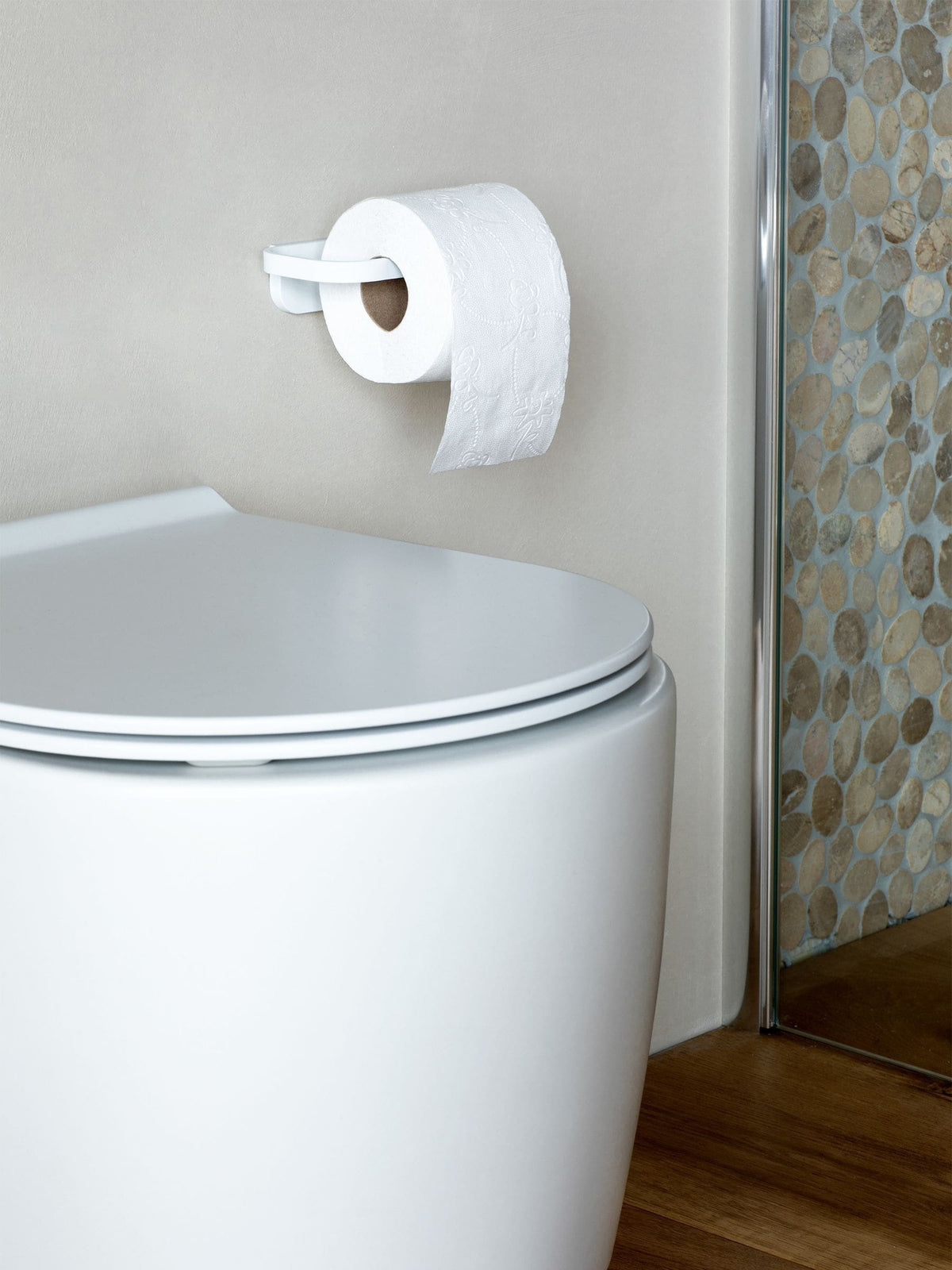 Brabantia toilet roll holder fresh white - British product