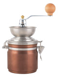La Cafetière copper finish coffee grinder, UK version