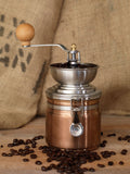 La Cafetière copper finish coffee grinder, UK version