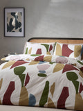 HÖEM Multicolour Dusk Blue Meta Art Deco duvet cover set, UK version
