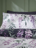 Catherine Lansfield White Wisteria duvet cover and pillowcase set - British product