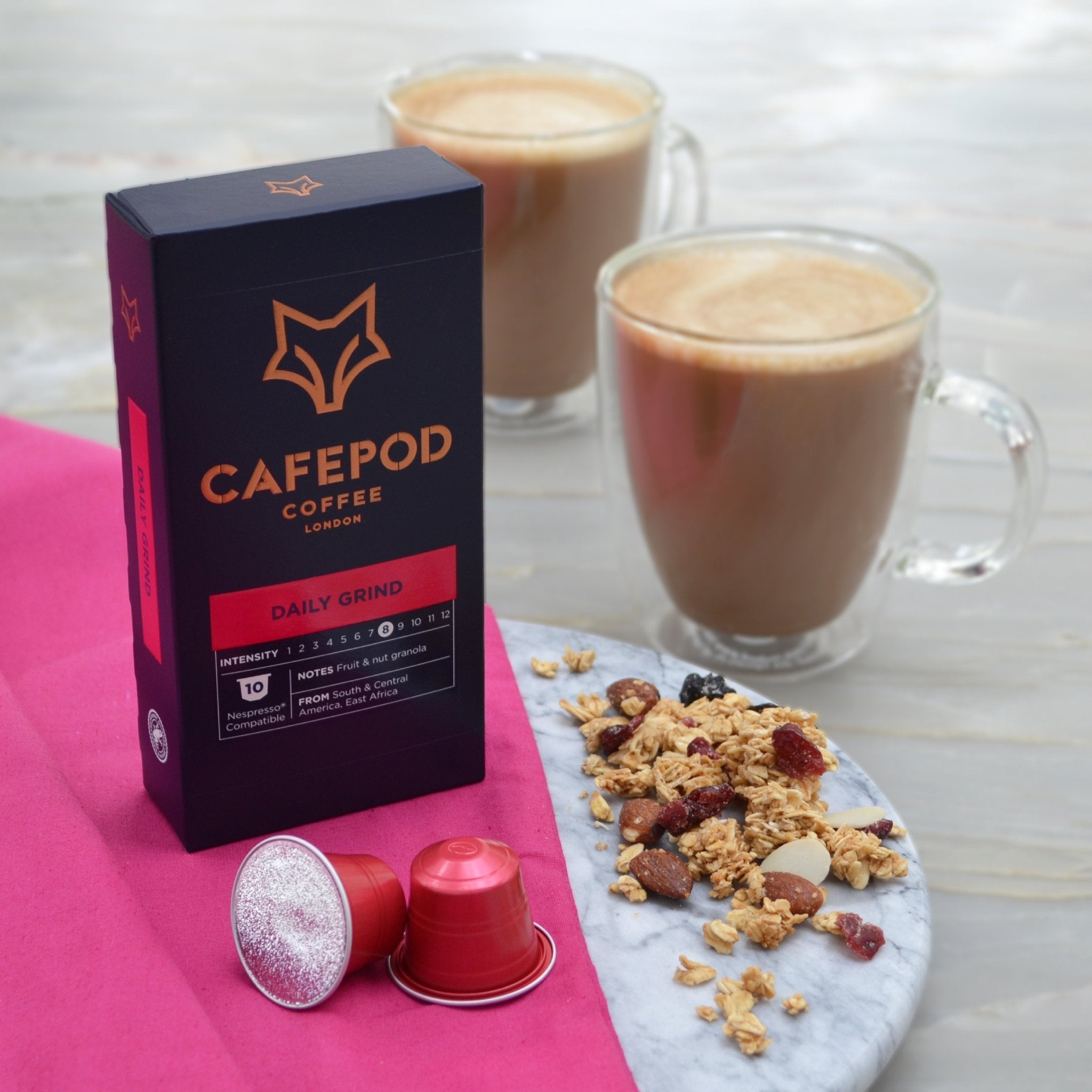 Daily Grind Coffee Beans Granola Caramel Blend - British product