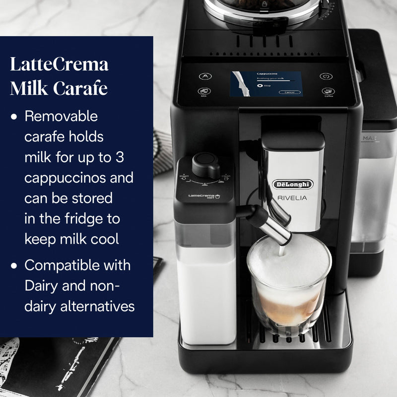 De'Longhi Rivellia automatic bean to cup coffee machine - British product
