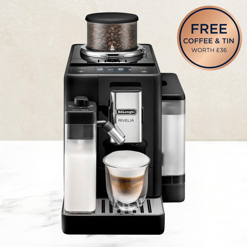 De'Longhi Rivellia automatic bean to cup coffee machine - British product