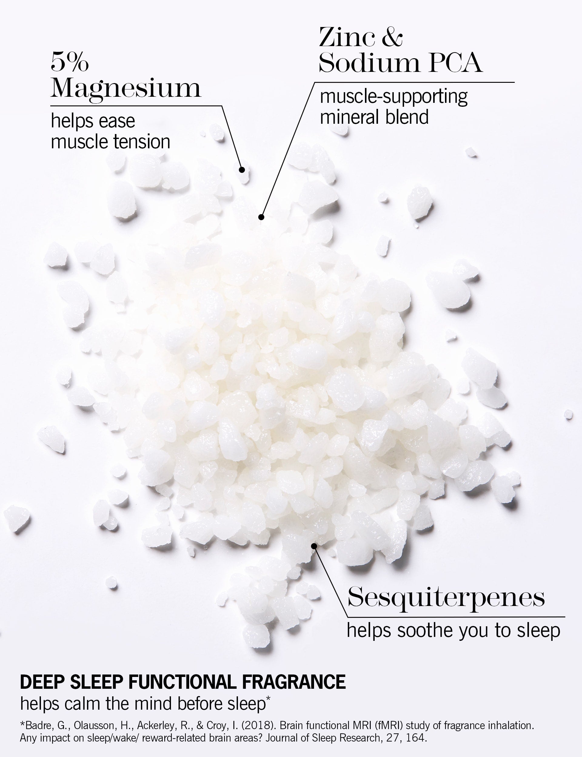 Deep Sleep Beauty Soak Lavender Bath Salts 200g - British product
