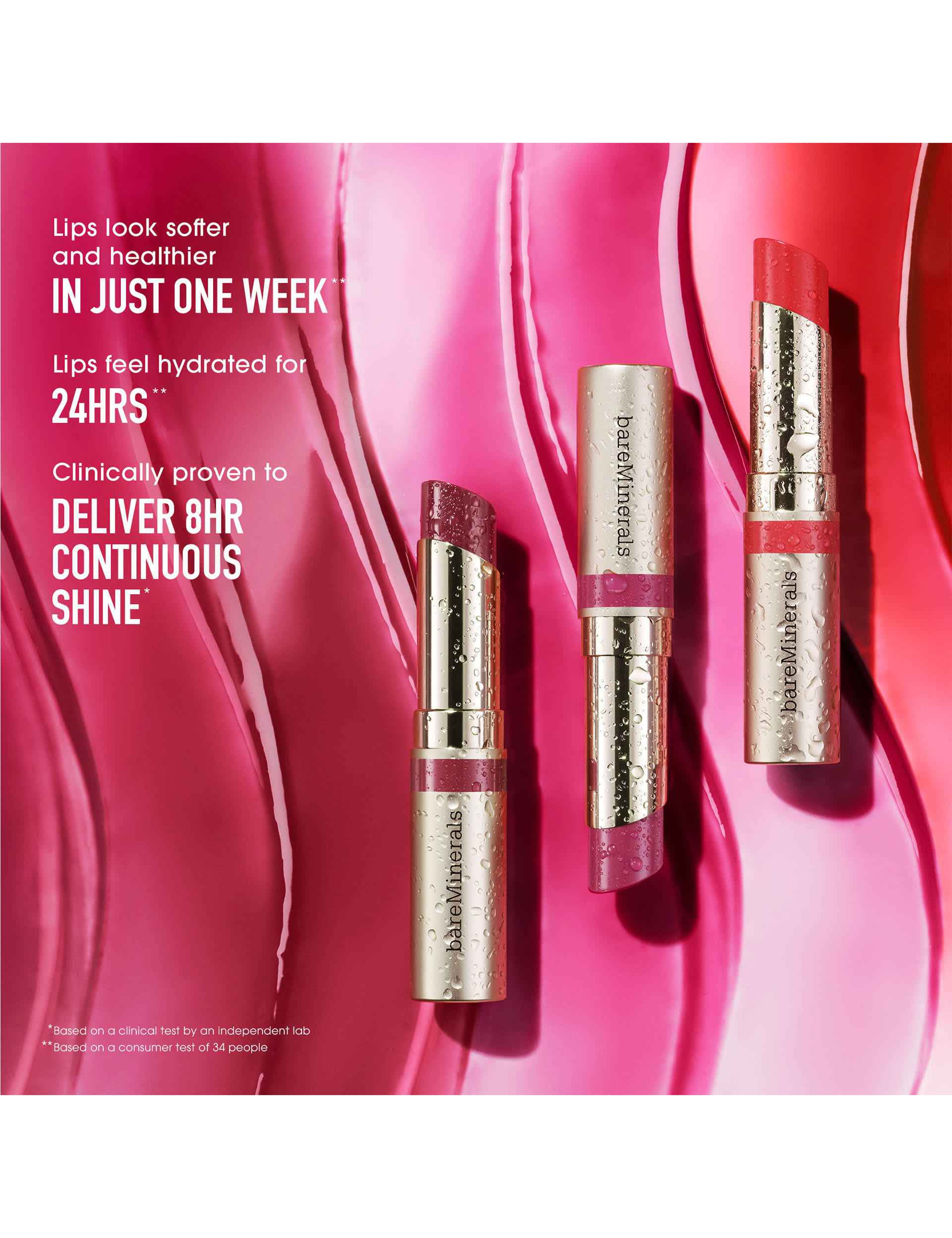 bareMinerals Dewy Lip Gloss Balm 2.3g - British product