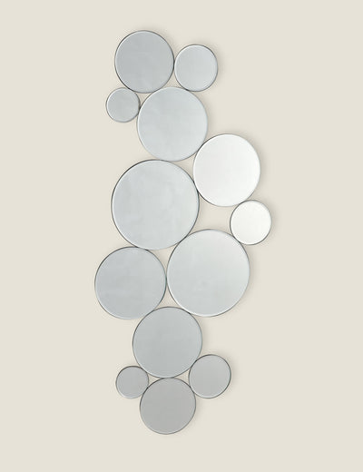 Digby Wall Mirror Abstract Design 45cm Wide