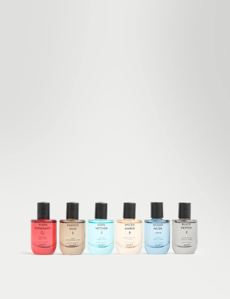 Discovery Fragrance Set with Six 9ml Miniature Bottles