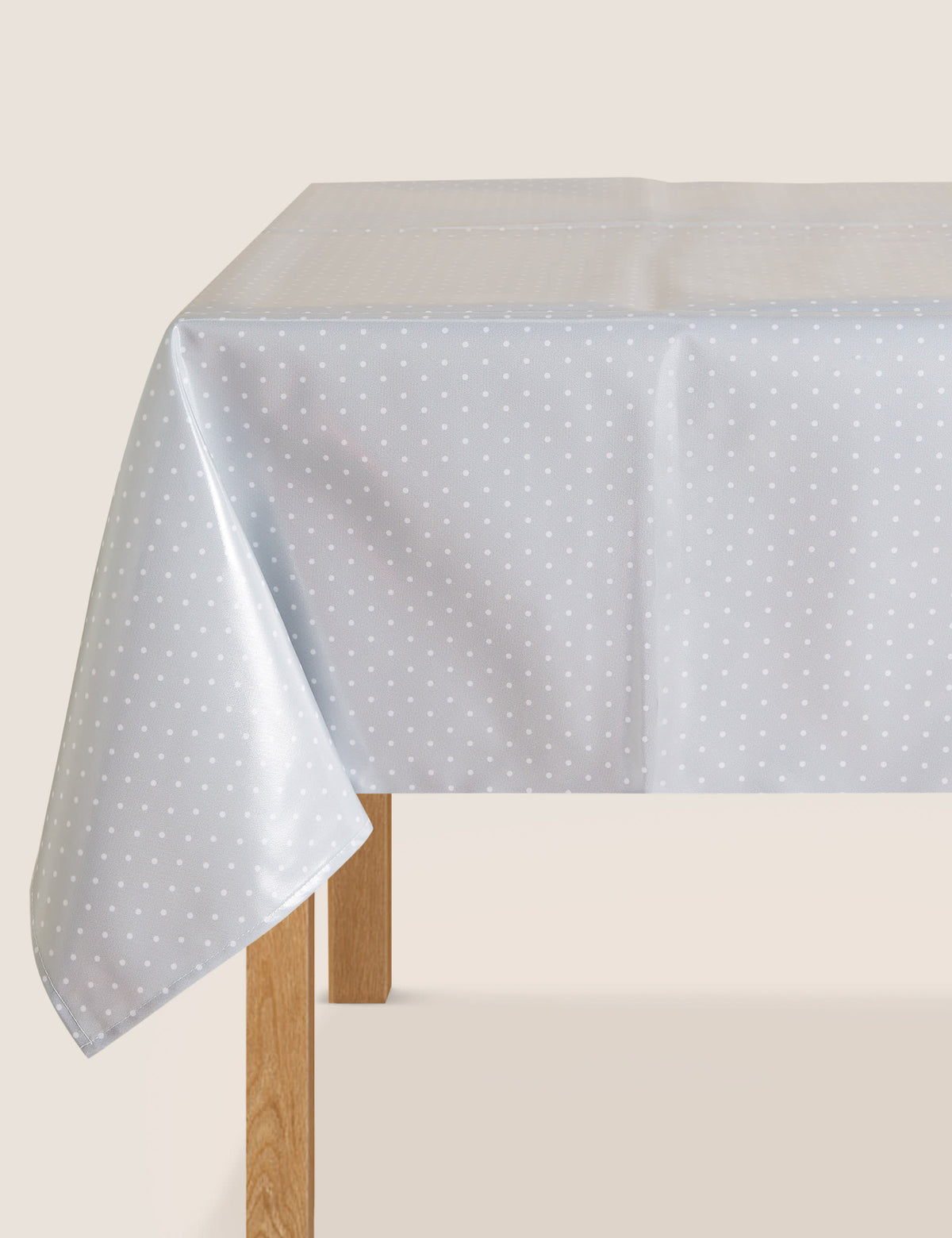 Dotted wipe clean tablecloth 140x230 cm - British product