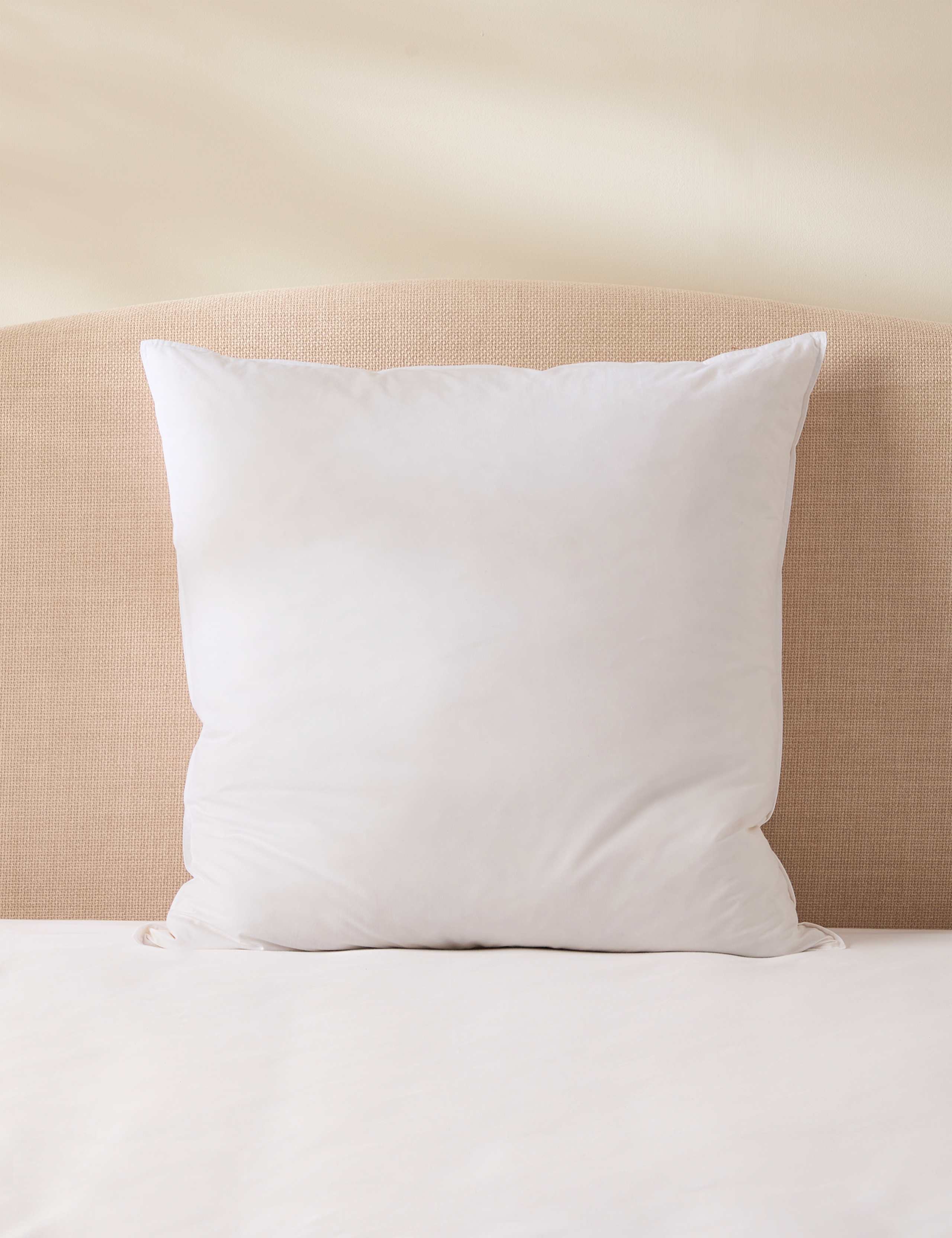 Duck feather and down square pillow 65x65 cm - British product
