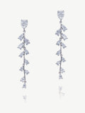 Ivory & Co Silver Plated Willow Trailing Vine Earrings