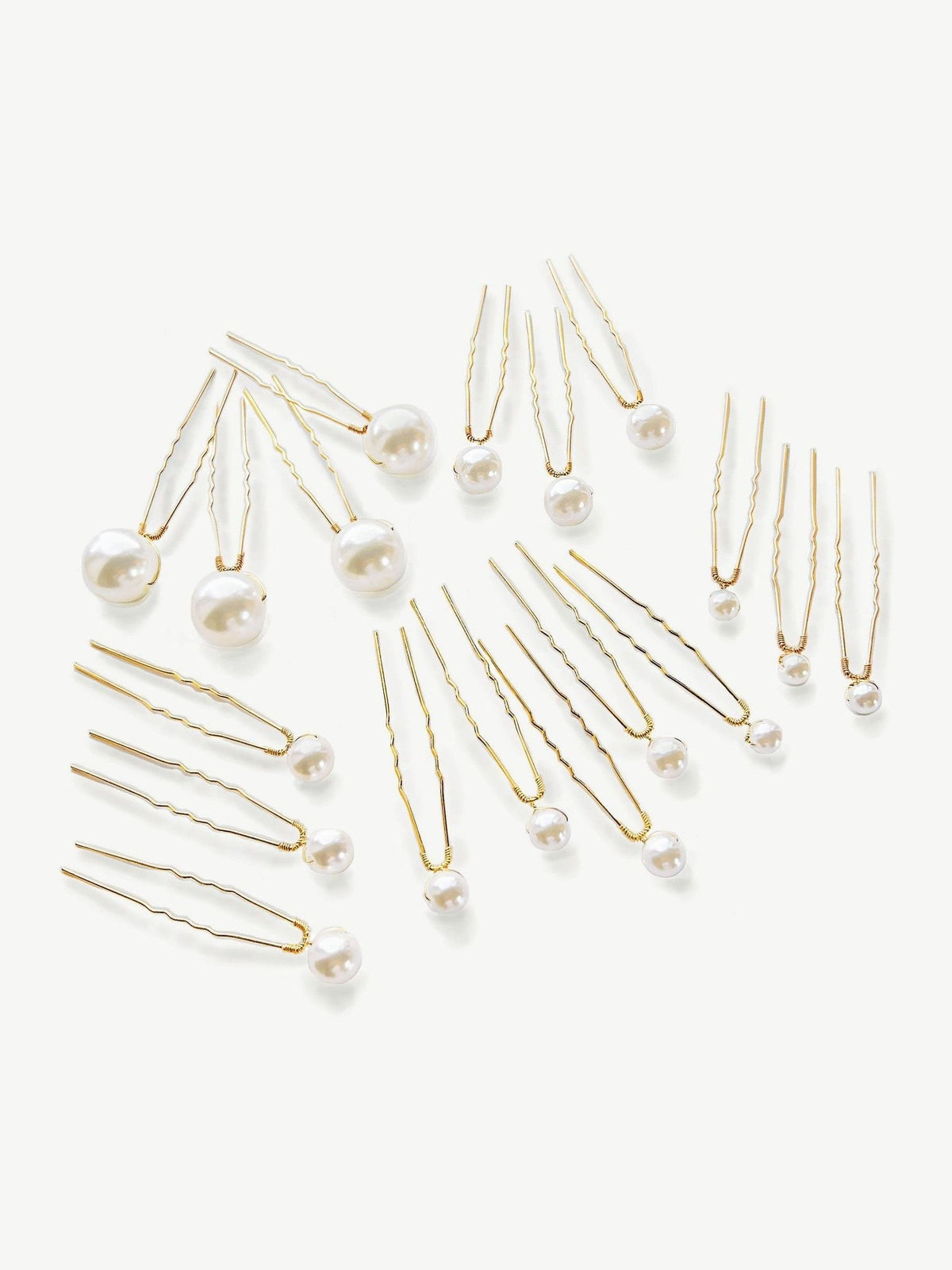 Ivory & Co Gold Pearl Hairpin Set, UK version
