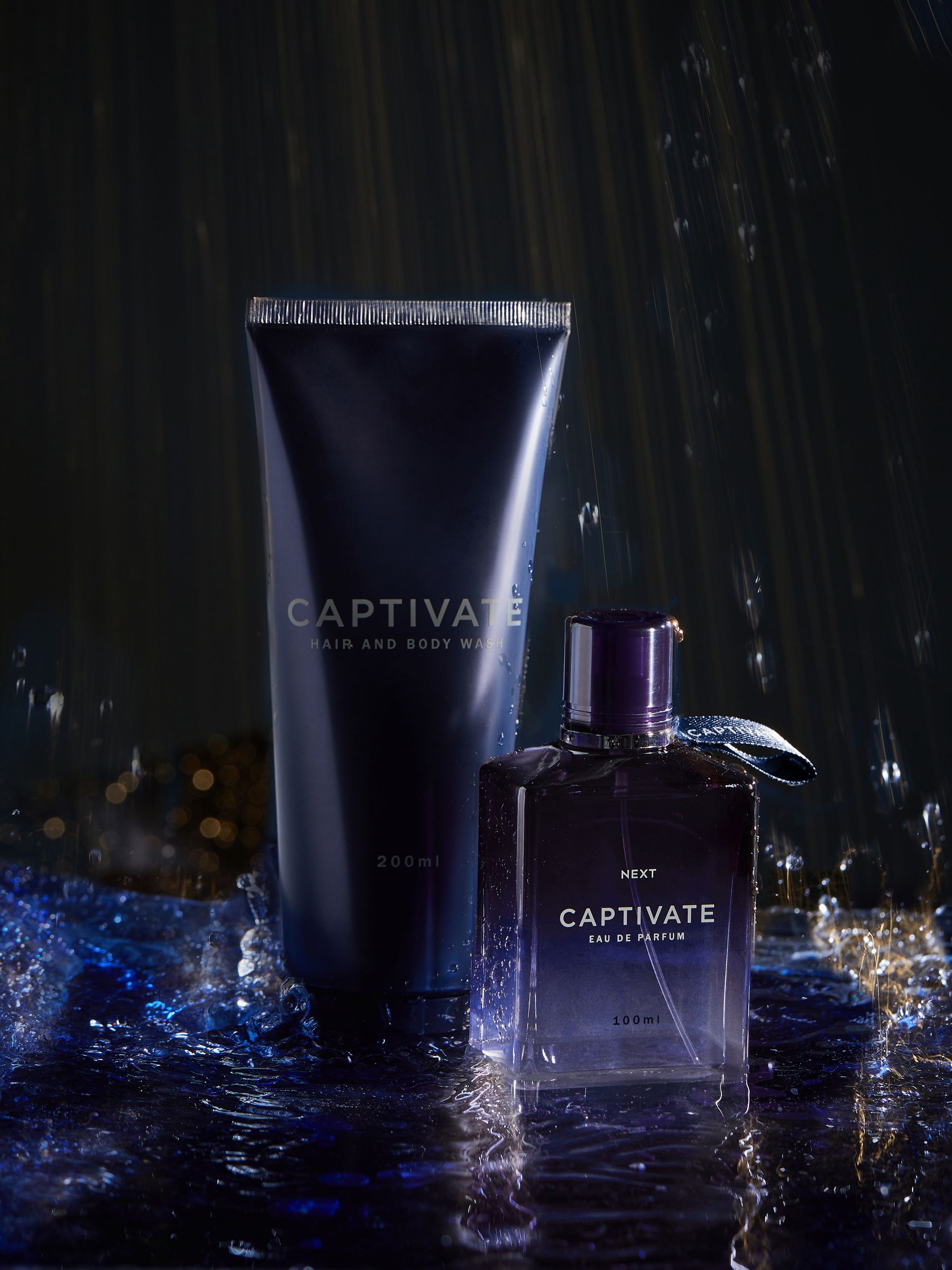 Captivate 100ml perfume and 200ml body wash gift set - British product