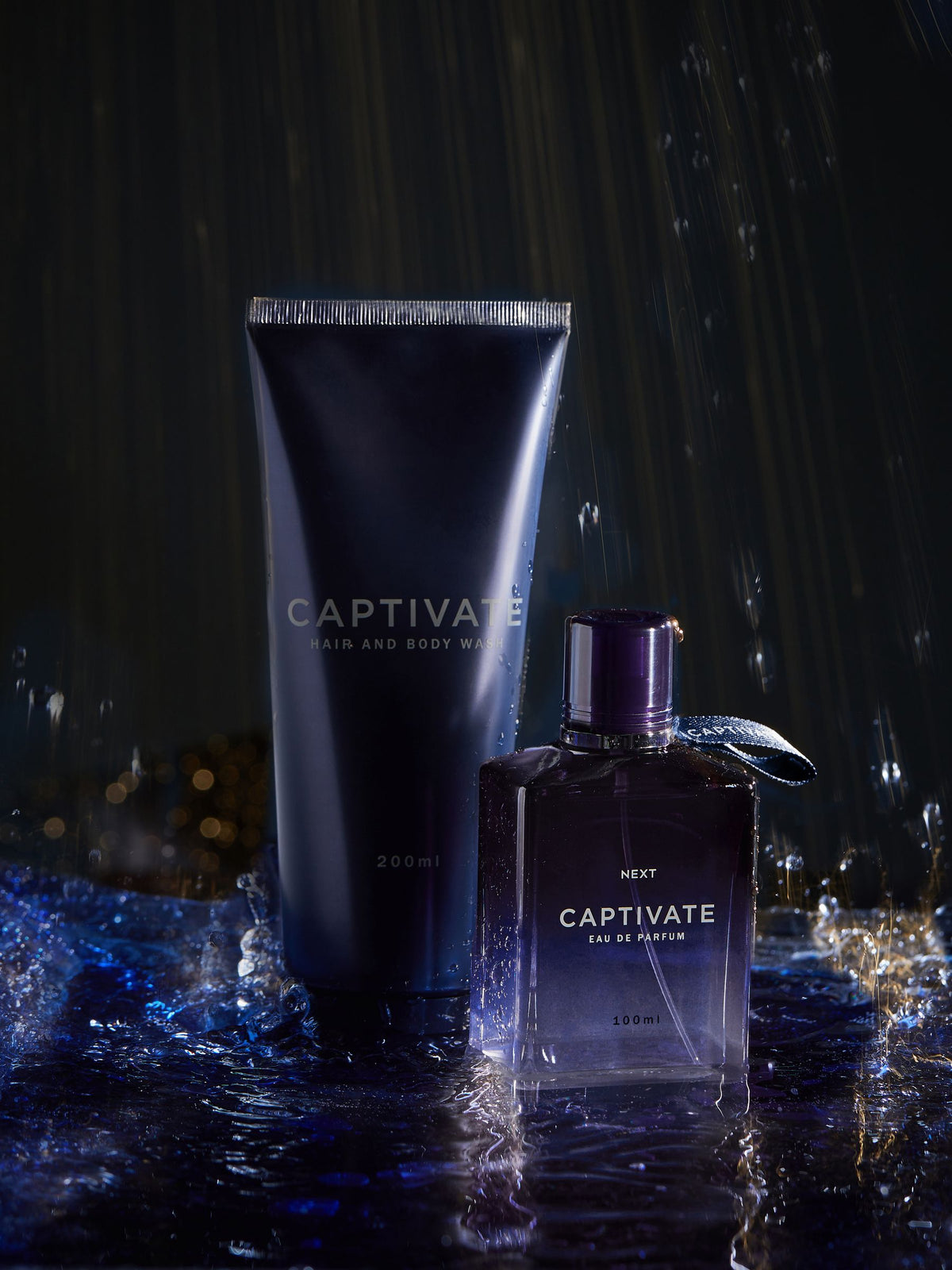 Captivate 100ml perfume and 200ml body wash gift set - British product