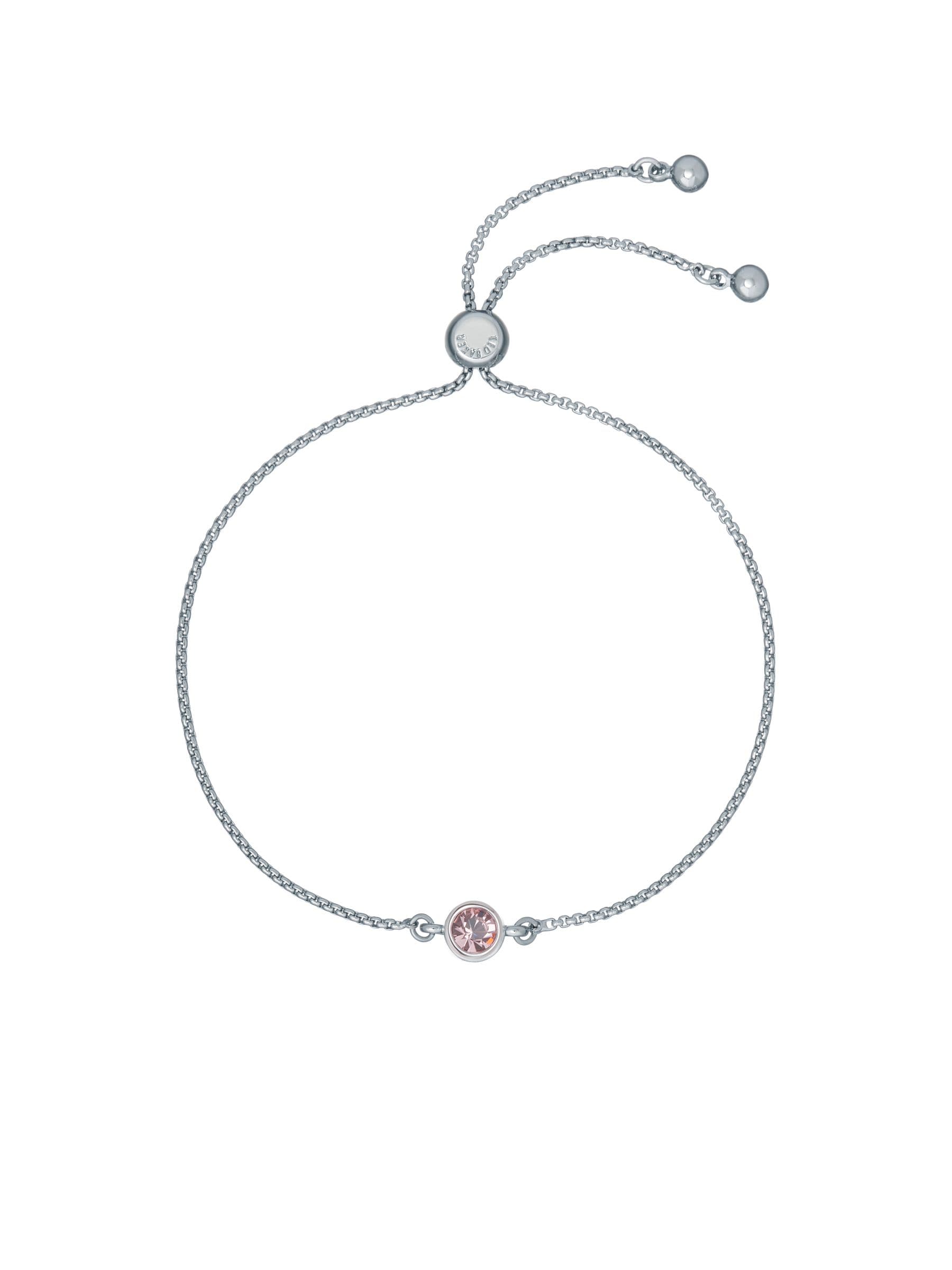 Ted Baker crystal drawstring bracelet vintage rose (British brand)