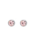Ted Baker silver tone rose stud earrings (British brand)