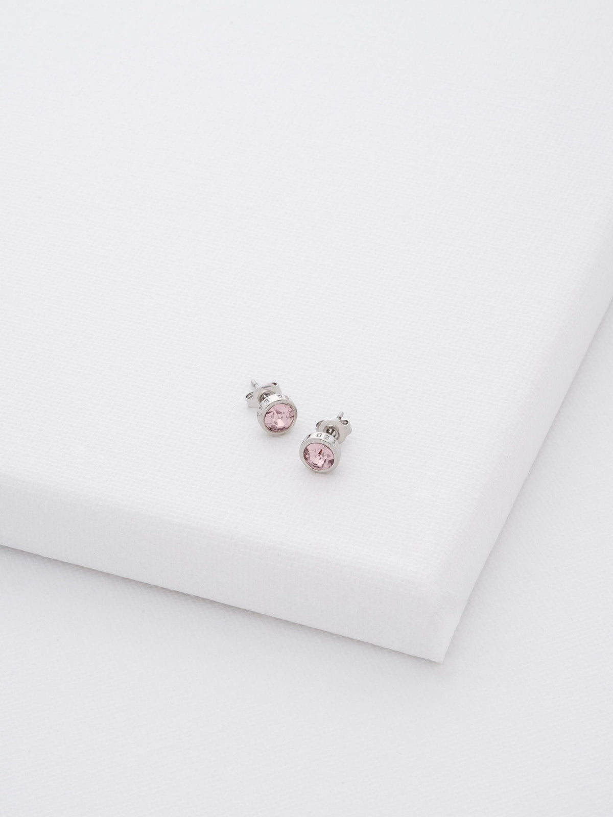 Ted Baker silver tone rose stud earrings (British brand)