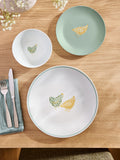 Sage green chicken dinner set 12 piece (British brand)