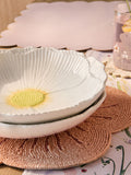 White flower pasta bowls set of 2 (British brand)