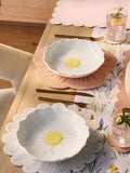 White flower pasta bowls set of 2 (British brand)