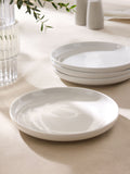 White Moderna side plates set of 4 (British brand)