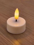 Set of 6 White LED Tea Light Unscented Candles