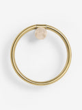 N. Premium gold marble large towel ring (British brand)