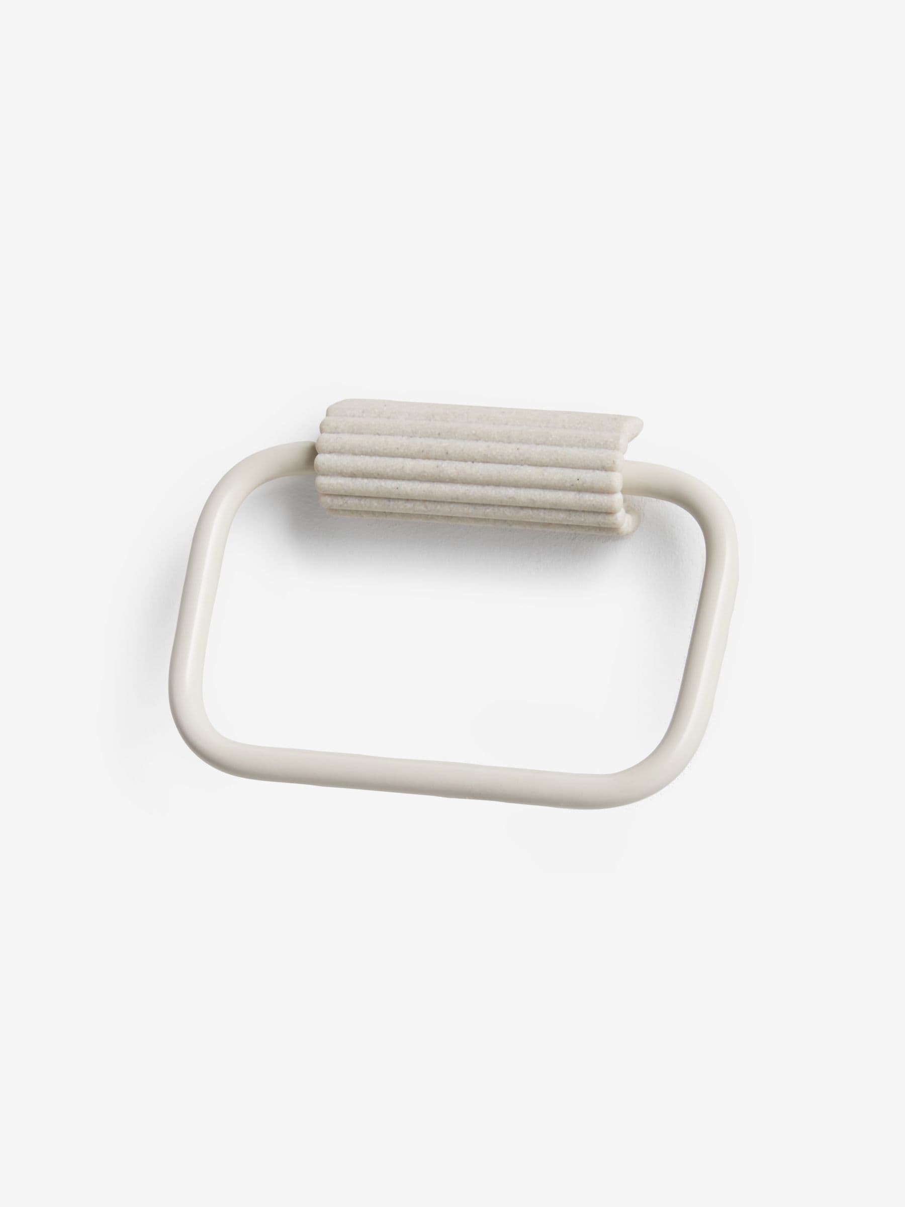 Natural Rib Towel Rail Ring