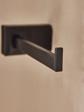 Moderna black toilet roll holder - British product